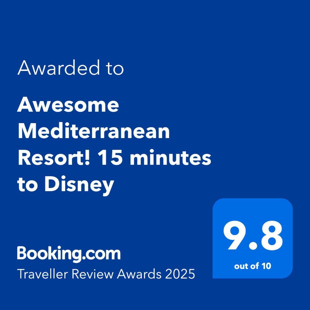 Awesome Mediterranean Resort! 15 Minutes To Disney 基西米 外观 照片